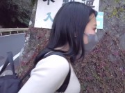 お泊り温泉旅行デート！完全主観で淫語を囁き寸止め手コキフェラをご奉仕する浴衣彼女とイチャラブ射精しよ？ Japanese Amateur Virtual Sex in Spring Break POV 3/16