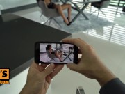 itsPOV - Romy Indy your ebony assistant hottie masturbates over you 4/16