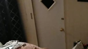 Beautiful white girl smokes in black night gown part 4 ( tight pussy destroyed missionary position)