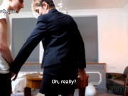 TUTOR4K. Literature tutor is seduced by lovelace that gladly fucks her 6/16