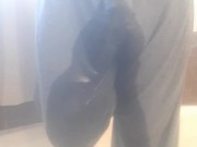 Wetting Blurry Cum Covered Cameria Licked My Finger To Clean It 14/16