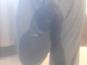 Wetting Blurry Cum Covered Cameria Licked My Finger To Clean It 15/16