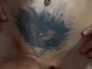 I didn’t feel like going downstairs to pee so he let me pee on him! 