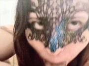 Pov deep throat blowjob He cum in my mouth 4/16