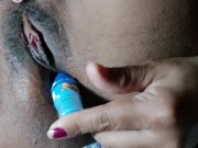 Masturbando meu cu e minha buceta - JPutinha