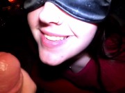 Amateur Lady Lucifer Gags On Cum 13/16