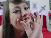 Joi inversion - nymphomaniac girl with strap-on fucking her ass | Dri Sexy | Subtitled in English 9/16