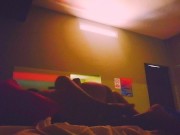 The power goes out and we fuck rich until I cum on her ass 3/16