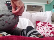 Nerdy Faery Wetting and Humping a Diaper 3/16