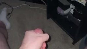 EDGING CUMSHOT! So much cum!!!