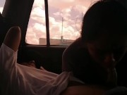 Mamada rica, sexo anal y placer en el auto 6/16