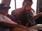 Mamada rica, sexo anal y placer en el auto 8/16