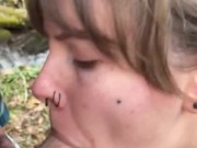 Wife sucks dick while camping 4/16