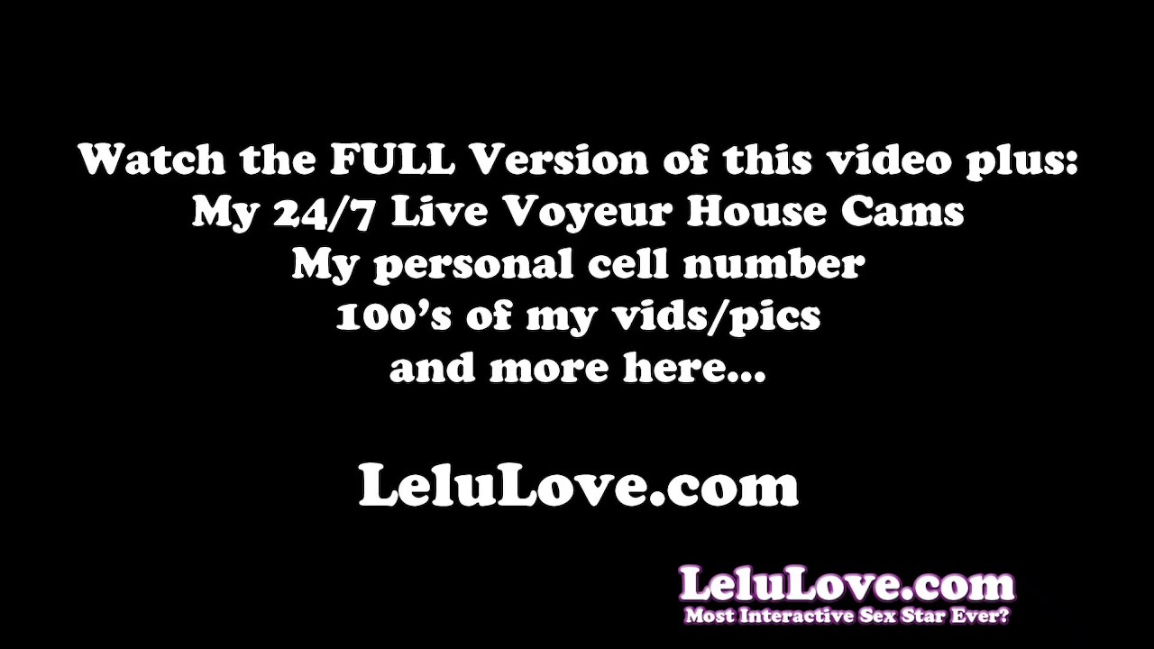 Cum schedule while sick, going to make it better or worse?? Let's find out!! :) - Lelu Love - Free Sex Video - RedTube