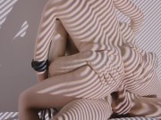 Le monto en cowgirl con la regla  Psicodélico 4K 11/16