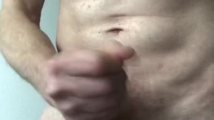 SPECTACULAR CUMSHOT!!!!!! Fit horny guy intense moaning and huge load after hot handjob. TheSexyJ