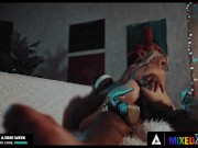 Big cock jizzes on Blonde MILF ass after deep dicking 4/16