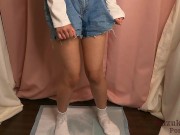 ショートパンツのおしがまおもらし 16/16