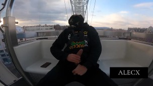 Public Jerk Off in Budapest Eye