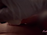 FeetingMe 13 - I fuck his peehole with my fingers and toes, and sounding urethra with surgical glove 11/16