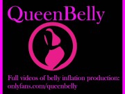 My First Belly Inflation alone with sounds of pump - pregnant belly 16/16