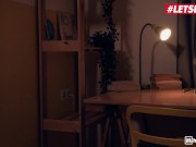 HORNY HOSTEL - Petite Brunette Zuzu Sweet Surprise Sex With BBC - LETSDOEIT 1/16