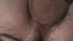 Straight Guy Uses Dildo To Rain Cum