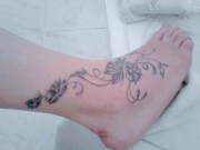 Mis pies desnudos y con tacones altos, sexy y elegantes