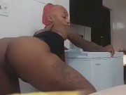 I gave her good dick for a good lunch then left my load on her big ass 16/16