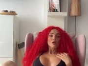Hot bitch with red hair is the most horny MILF