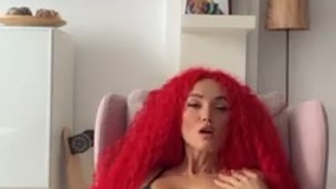 Hot bitch with red hair is the most horny MILF