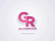 GIRLSRIMMING - Nice ass licking action with sexy tattooed 10/16