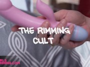 GIRLSRIMMING - Nice ass licking action with sexy tattooed 7/16