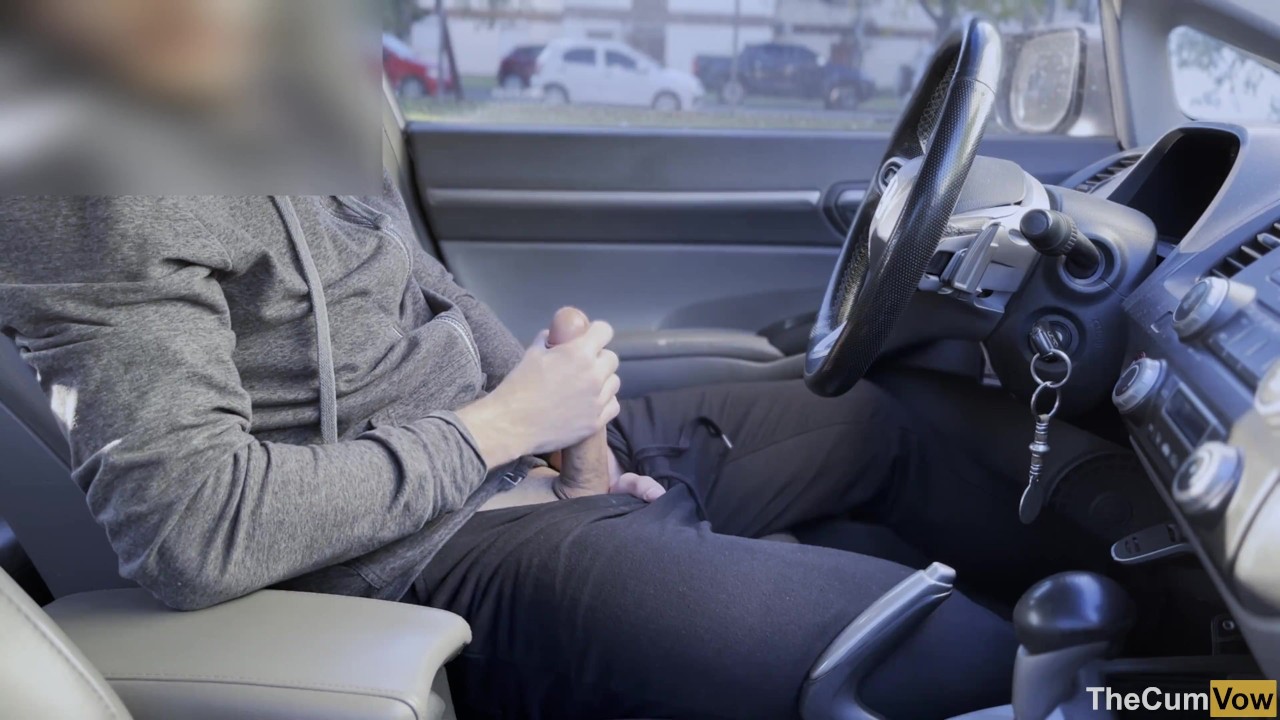 PUBLIC STREET MASTURBATION: Jerking off in the car while people are walking around me - Big Cumshot - Free Sex Video - RedTube