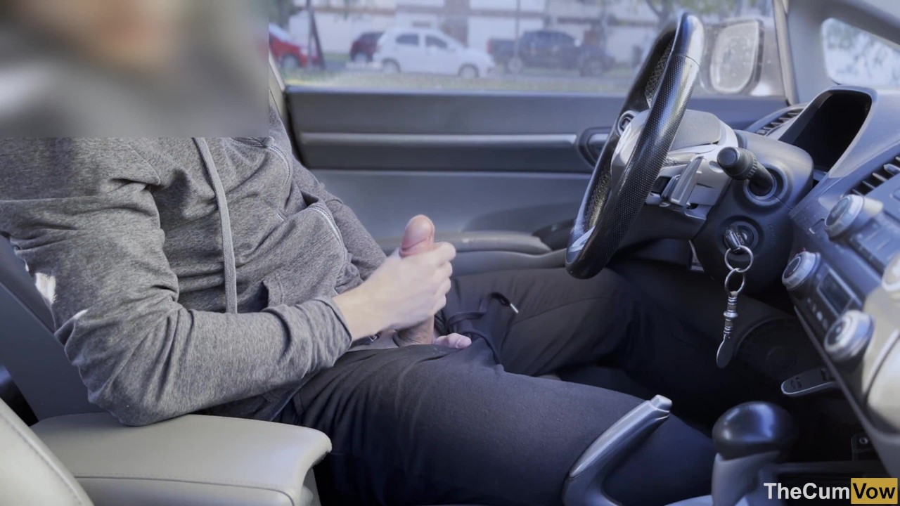 PUBLIC STREET MASTURBATION: Jerking off in the car while people are walking around me - Big Cumshot - Free Sex Video - RedTube