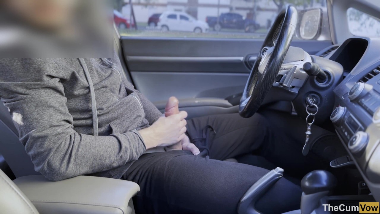 PUBLIC STREET MASTURBATION: Jerking off in the car while people are walking around me - Big Cumshot - Free Sex Video - RedTube