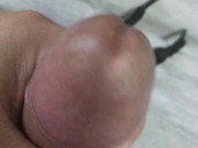 Jugando con mi pene
