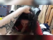 Mujer Mayor disfrutando de la verga de un joven 12/16