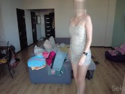 Gave a new dress and heels and fucked in a new thing 1/16