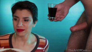 Waffle and coffe! - Cum on food 12