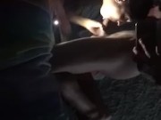 se traga toda mi verga en la oscuridad! 16/16