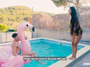MAMACITAZ - Andreina De Luxe Goes To The Pool To Get Banged By Huge Dick 4/16