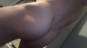 Vocal BWC fucking homemade pocket pussy on snapchat