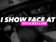 Risky Blowjob Quickie In Crowded Parking with Yoya Grey 16/16