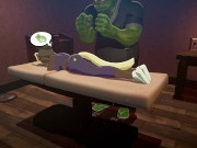 Orc Massage - elfa safada recebendo uma massagem 11/16