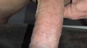 POV Hands Free Orgasm Just By Using The Massage Head Of My Hitachi Magic Wand Vibrator On My Cock