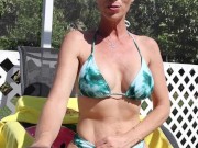 Smoking In Bikini Outside 4/16