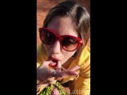 Almost got caught sucking cock in Airbnb roof - Sara Latina 16/16