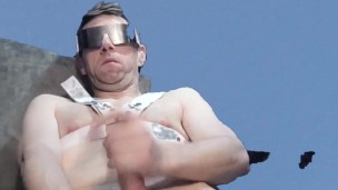 Jerking off in the clouds