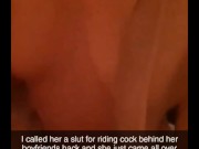 My BF's Friend was Snapchatting Him while Fucking Me 😳🤭😈 13/16